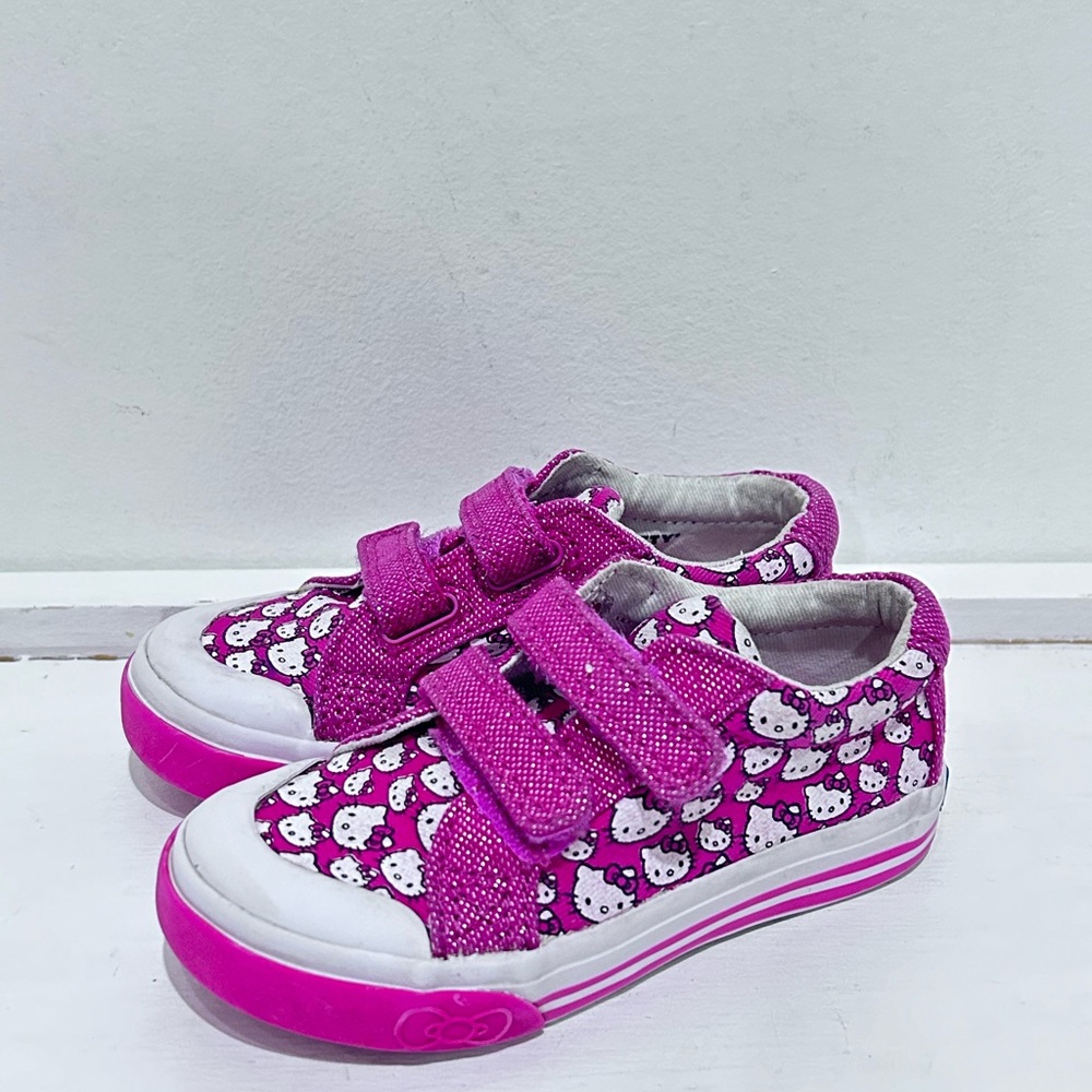 Keds Girl Pink Hello Kitty Sneakers Size 7M